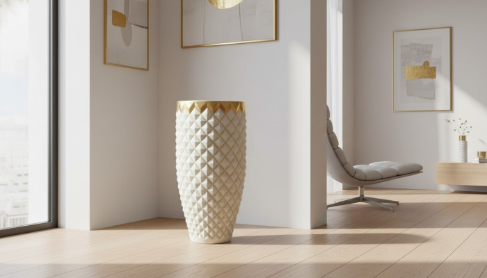 XXL Vaso Decoración de Mesa Jarrón Estilo Antiguo Escultura Figura Cáliz Roma 0901