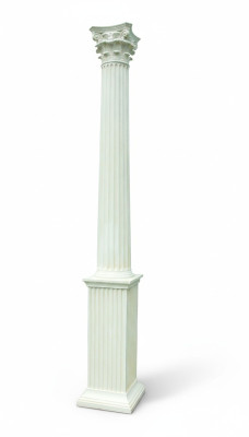 313 cm XXL Gran estilo de columna 1900 Estilo antiguo griego Restaurante Café