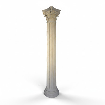 Diseño de columna antigua de columna de columna decorativa de columna Soporte pedestal Nuevo 228 cm.