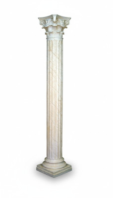 XXL columna griega estilo antiguo diseño columnas lujo soportes nuevo 224 cm grande nuevo.