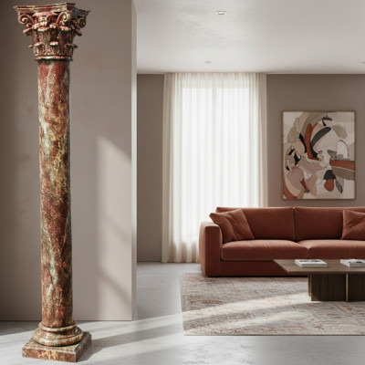 XXL columna griega estilo antiguo diseño columnas soportes de lujo nuevo 210 cm grande nuevo.
