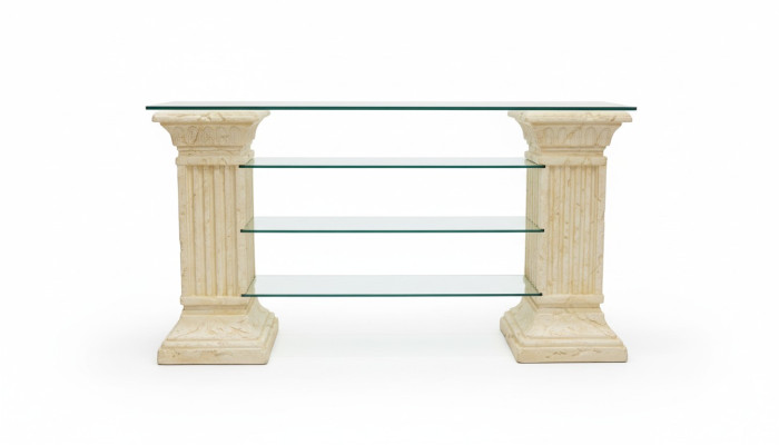 Diseño Vitrina Estante de Vidrio Columna Armario Vitrinas Estantes Armario Sala de Estar 1849