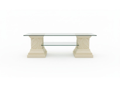 Diseño Vitrina Estante de vidrio Columna Vitrinas Estanterías Mueble de TV Sala de estar 1853 Nuevo