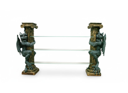 Diseño de vitrina estantería columna de vidrio vitrinas estantes figuras decorativas armario 1834 nuevo