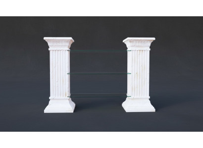 Diseño de vitrina de vidrio estante columna vitrinas estantes armario de TV sala de estar 1842 nuevo