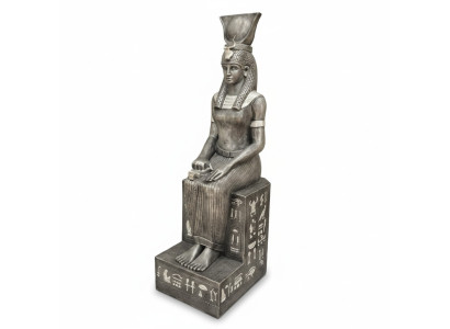 XXL Figura de diseñador diosa Isis estatua escultura decoración figuras estatuas 123 cm