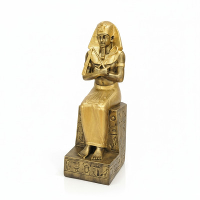 Diseño de estatua XXL de la figura egipcia Ramsés Escultura Esculturas Decoración Decoración