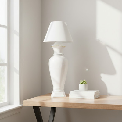 Diseño de lámpara de pie Vase XXL, lámpara de pie, estante iluminado estante vitrina 132 cm.