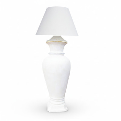 Diseño de lámpara de pie Vase XXL, lámpara de pie, estante iluminado estante vitrina 132 cm.