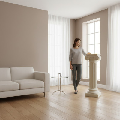 Lámpara de pie escultura de pie figura esculturas columnas ¡Nuevo!