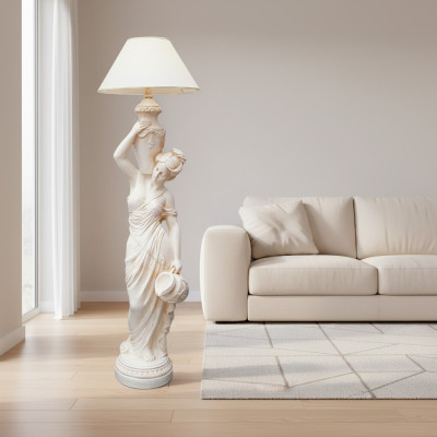 Diseño de lámparas de pie con pantalla de lámpara decorativa de iluminación 6828 nueva.