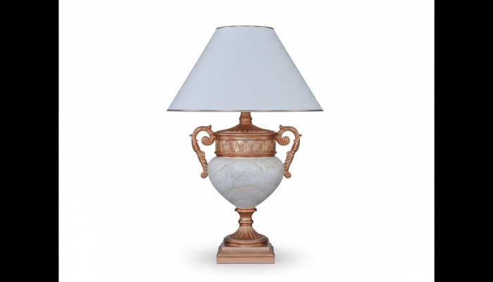 XXL lámpara de mesa de noche, lámpara, jarrón, auténtica artesanía, lámpara de pie, lámparas, luces.