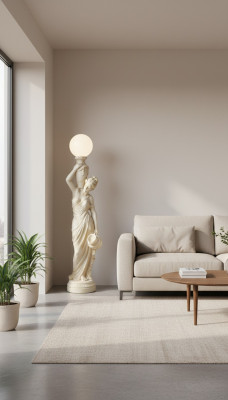 Figura de estilo antiguo a tamaño real con iluminación lámpara de pie lámpara lámparas luminaria de pie.