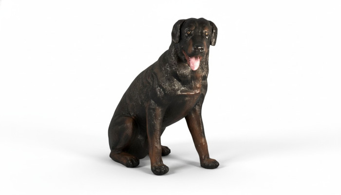 Diseño de estatua de figura de perro rottweiler escultura figuras esculturas decoración 3007.