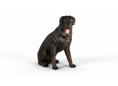 Diseño de estatua de figura de perro rottweiler escultura figuras esculturas decoración 3007.