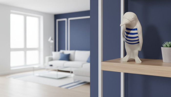 Diseño Decoración Pingüino Figura Estatua Escultura Figuras Esculturas Decoración XXL 67cm