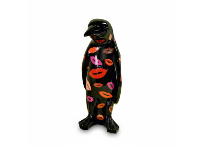 Diseño de lujo Escultura Figura Hecho a mano Pingüino Escultura de animales Figuras XXL 67cm