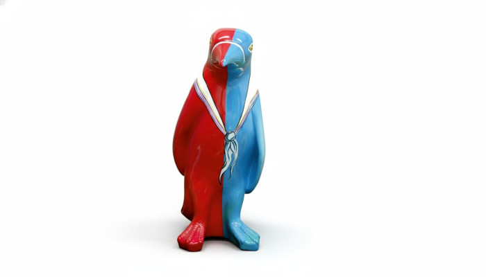 Diseño de figura de pingüino estatua escultura figuras esculturas decoración decorativa 3075 Nuevo