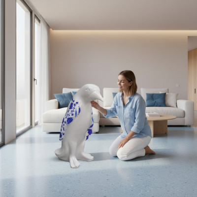 Diseño de figura de pingüino estatua escultura figuras esculturas decoración decorativa 3078