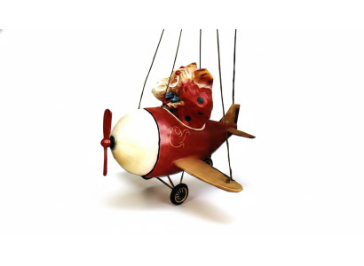 Diseño payaso en avión figura estatua escultura figuras esculturas decoración P5019