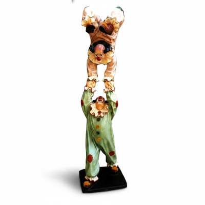 Diseño Payaso Acrobat Figura Estatua Escultura Figuras Esculturas Decoración 5020