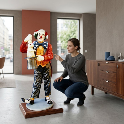 Diseño Payaso Mago Figura Estatua Escultura Figuras Esculturas Decoración Decorativo 5027