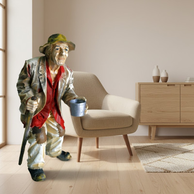 Diseño de estatua de figura de mendigo escultura figura esculturas decoración decoración 5623 Nuevo