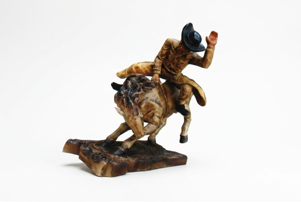 Diseño vaquero rodeo caballo figura estatua escultura figuras esculturas decoración 5641