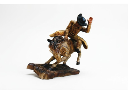 Diseño vaquero rodeo caballo figura estatua escultura figuras esculturas decoración 5641