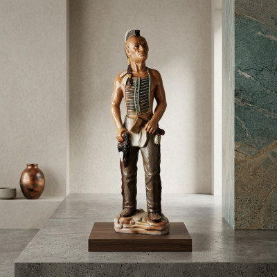 Figura India Estados Unidos Oeste Salvaje Estatua Escultura Figuras Esculturas Decoración Nuevo