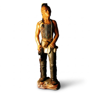 Figura India Estados Unidos Oeste Salvaje Estatua Escultura Figuras Esculturas Decoración Nuevo