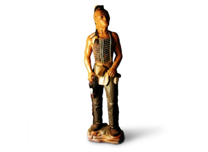 Figura India Estados Unidos Oeste Salvaje Estatua Escultura Figuras Esculturas Decoración Nuevo