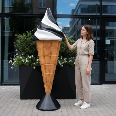 DISEÑO HELADERÍA HELADO FIGURA ESTATUA ESCULTURA FIGURAS ESCULTURAS DECORACIÓN 5648