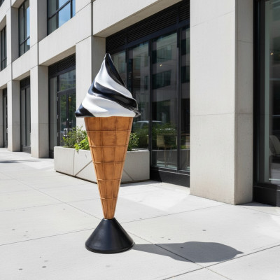 DISEÑO HELADERÍA HELADO FIGURA ESTATUA ESCULTURA FIGURAS ESCULTURAS DECORACIÓN 5648