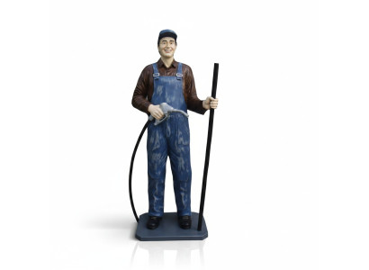 Diseño de estatua de figura de estación de servicio de EE. UU. Escultura de figuras esculturas de decoración decorativa