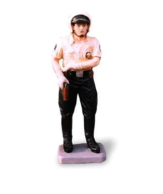 Figura de estatua de policía de la Autopista de EE.UU. Figuras de esculturas de estatuas de decoración.