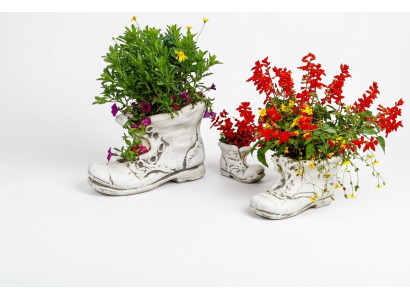 Maceta de flores Jardín Decoración Figura Macetas de flores Jarrones de jardín