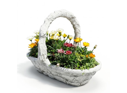 Maceta de flores jardinera decoración figura naturaleza macetas jarrones jardín