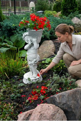 Maceta de flores Decoración de macetas Figura de decoración Jarrones Macetas de flores Jardín Naturaleza