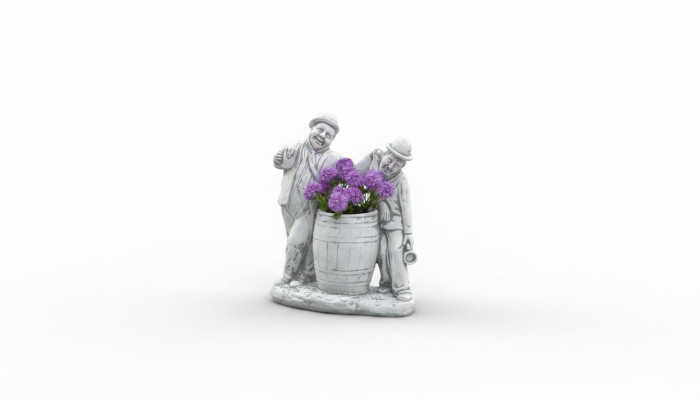Charlie Chaplin maceta de flores plantar cubo decoración figura macetas