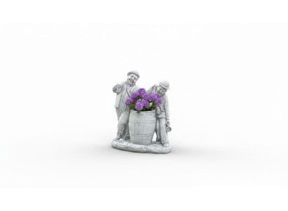 Charlie Chaplin maceta de flores plantar cubo decoración figura macetas