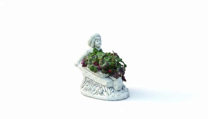 Maceta de flores decorativa figura jarrones naturaleza jardineras.