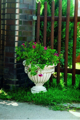 Maceta de flores planta naturaleza cubo decoración figura jarrones macetas jardín.