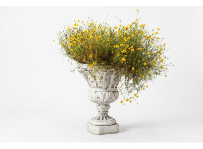 Maceta de flores natural, maceta de plantas para decoración, figura de jarrón, macetas para jardín.