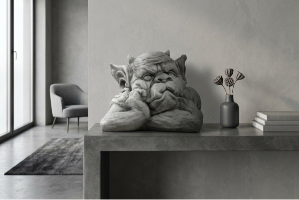 Troll 19cm Escultura Diseño Figura Estatua Figuras de jardín Estatuas