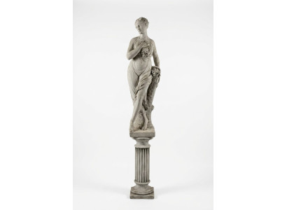 Columnas de estilo antiguo romano para jardín decoración decorativa de 74 cm.