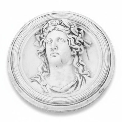 Relieve de pared, cuadro de relieve, imagen en estilo antiguo, decoración de pared 3D romana.
