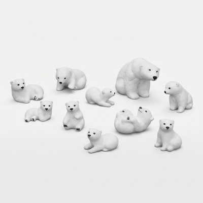 Decoración de jardín Estatua de oso polar Escultura Figuras Esculturas Diseñador