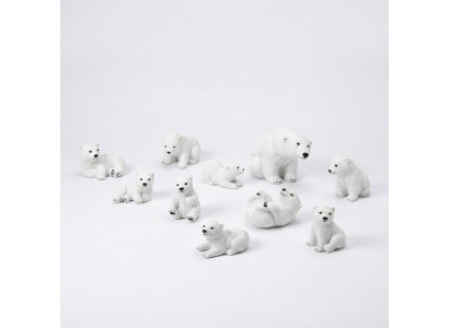 Estatua de oso polar Figura Estatua Oso Jardín Decoración Figuras Estatuas decorativas