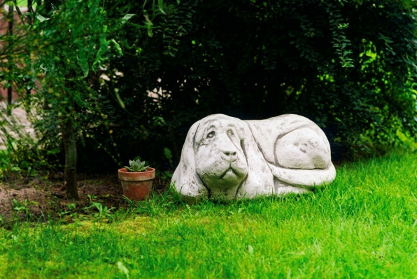 Estatua decorativa de perro de jardín Escultura Figuras Esculturas Figura de diseñador